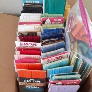 Assorted Bias Tape & Seam Binding Pack - Bright Multi Colors